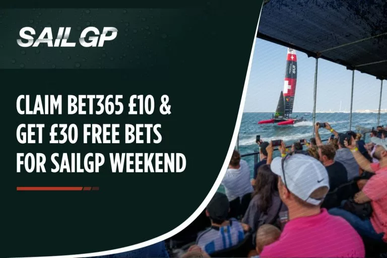 Réclamez 10£ et obtenez 30£ de paris gratuits chez Bet365 pour le week-end SailGP