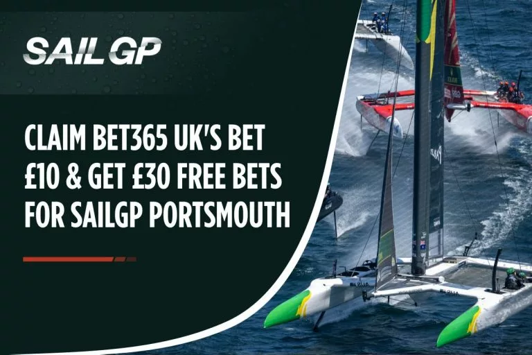 Claim bet365 UK's Bet ÃÂ£10 & Get ÃÂ£30 Free Bets for SailGP Portsmouth