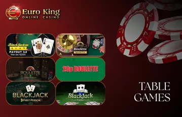 Euro King table games