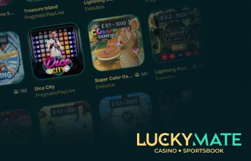 Jeux de casino en direct Luckymate