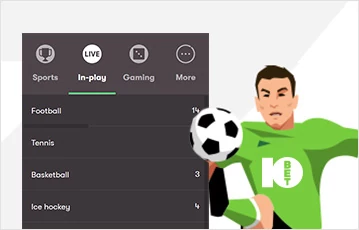 10bet sport live